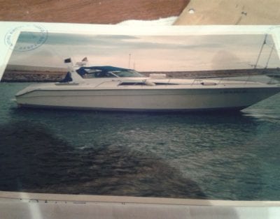 boat 14 mts Sea Ray for charter with Captain Only for day charters to Roses, Cadaques, Cap de Creus