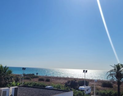 House first sea line nude beach in Spain