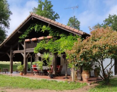 propriété en pleine nature,dans les landes
